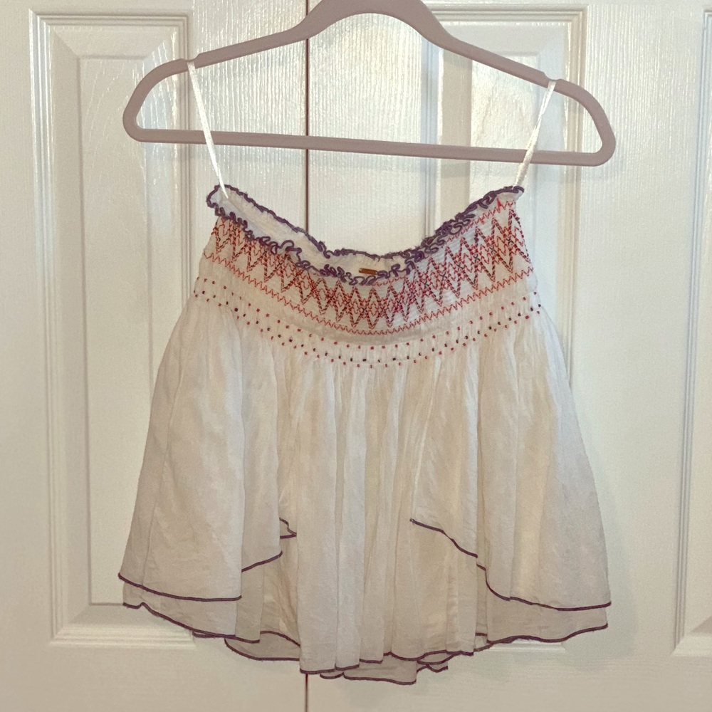 FREE PEOPLE Strapless Flowy Top